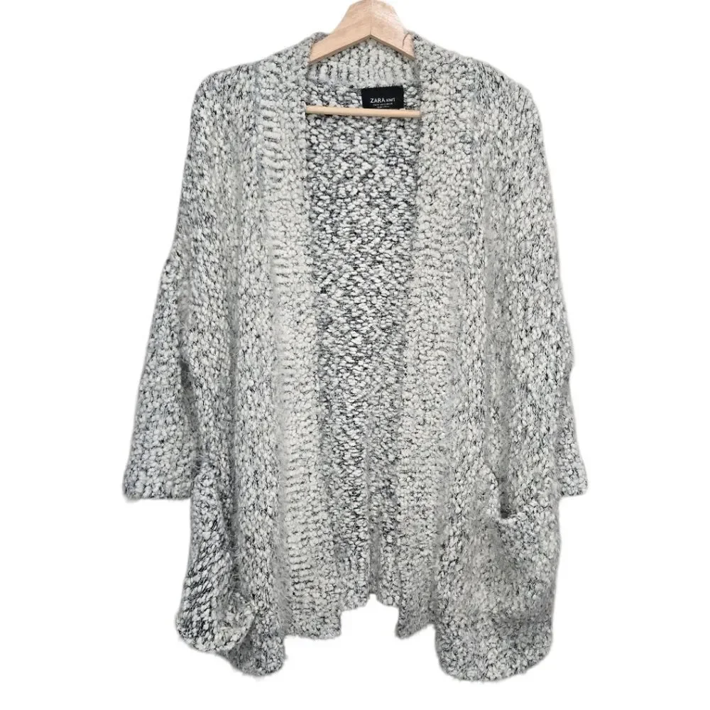 Zara Gray Knit Cardigan